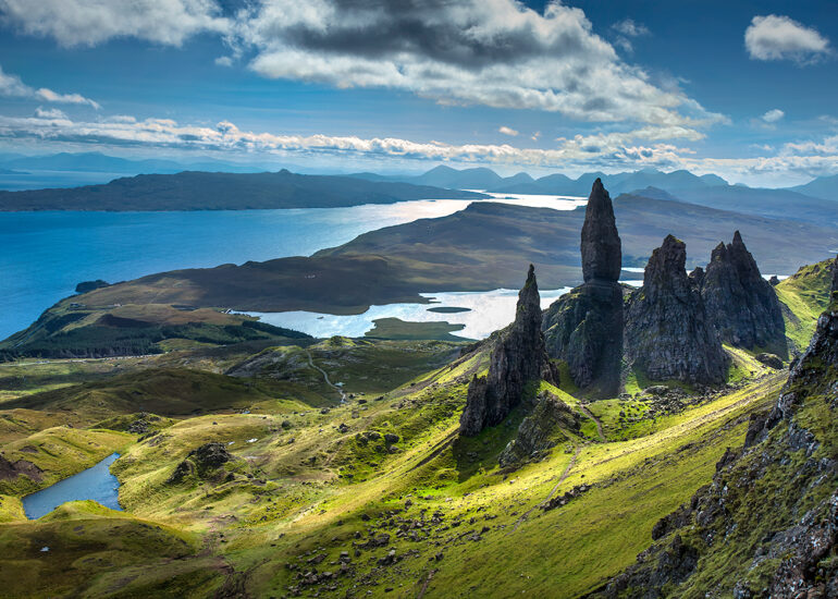 Old Man of Storr mountain in Scotland