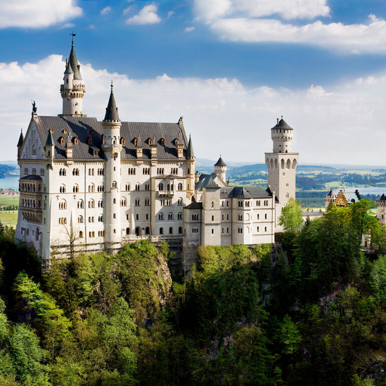 Neuschwanstein castle.