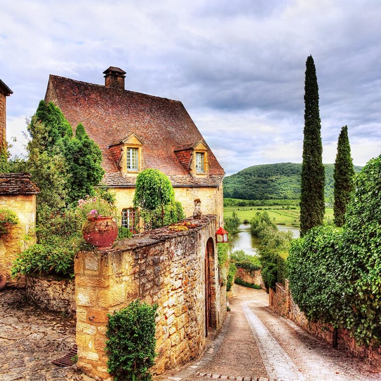 Country house in the Dordogne Valley.