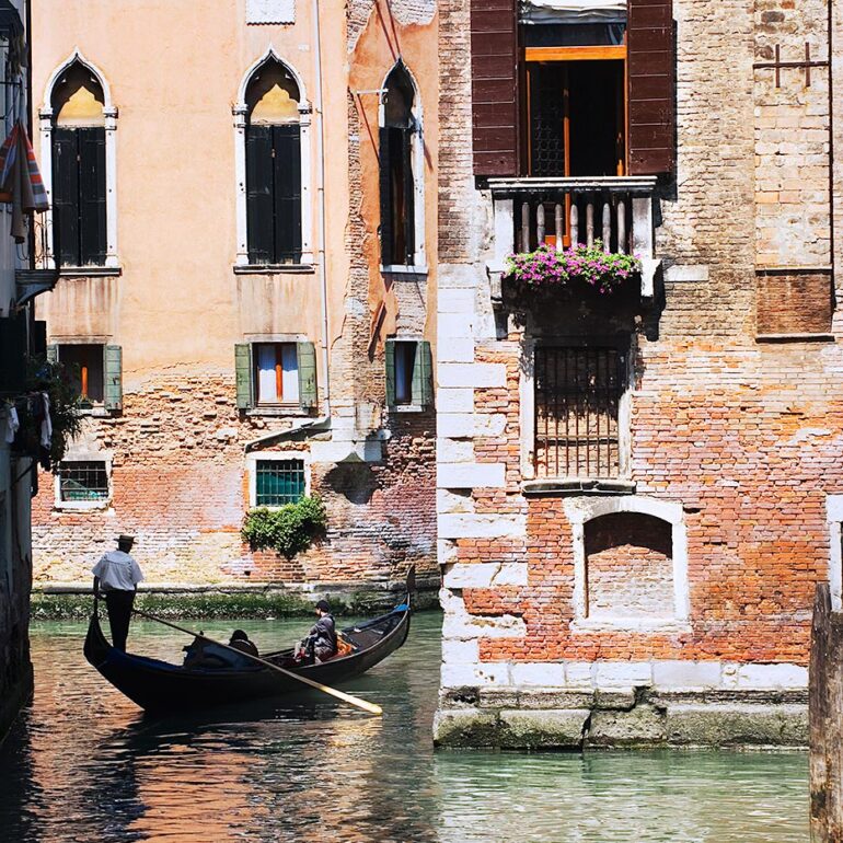 A moment captured on a gondola ride.